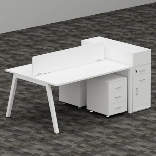 EVA Series 2-Person Workstation With Storage