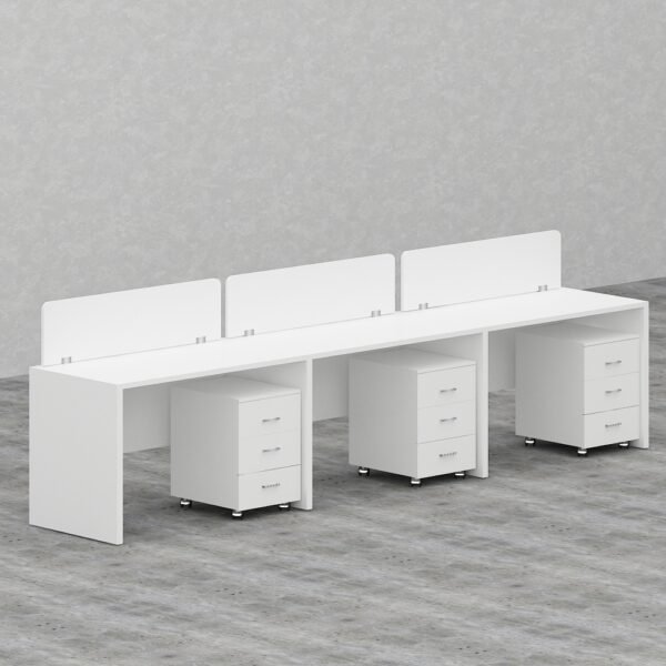 Galaxy Series 3 Person Workstation 1 office furniture dubai