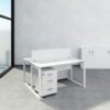 Novo Series Workstation For 2 Person office furniture dubai