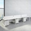 Novo Series Workstation For 6 Person office furniture dubai