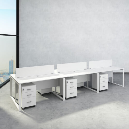 Novo Series Workstation For 6-Person